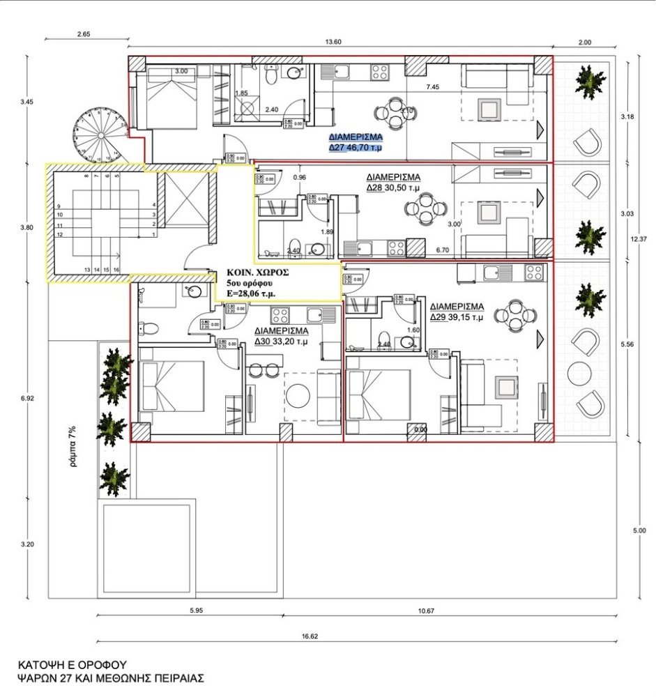 1 غرف نوم شقة في Piraeus, Greece رقم 93578