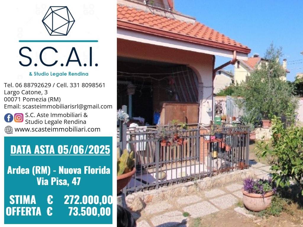 Villa de 2 dormitorios en Ardea, Italy No. 13399