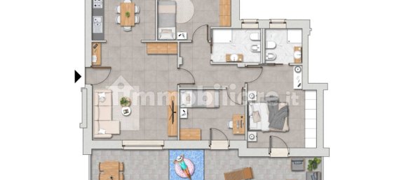 2غرفة بانتهاوس في Turin, Italy رقم 218551 17