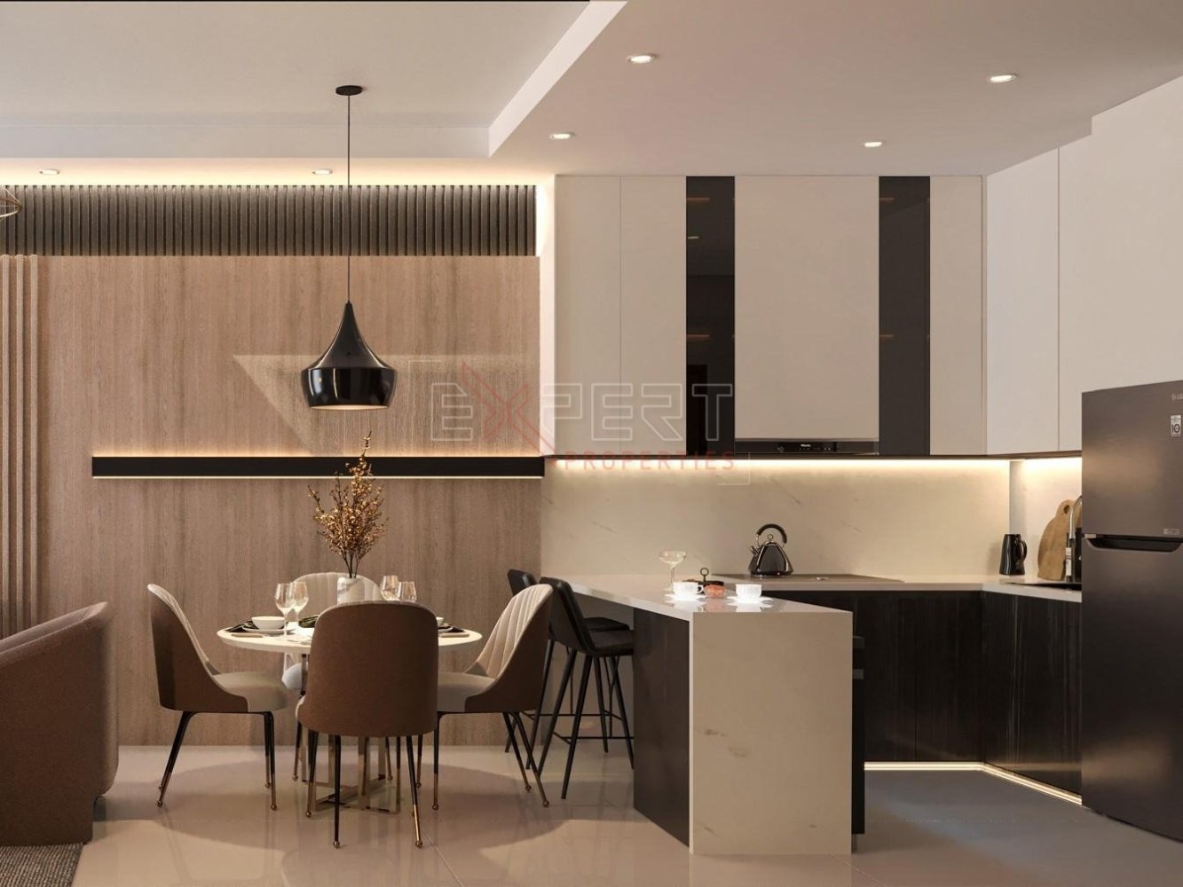 Квартира с 3 спальнями в VIEWZ RESIDENCES, Джумейра Лейк Тауэрс, ОАЭ № 60100