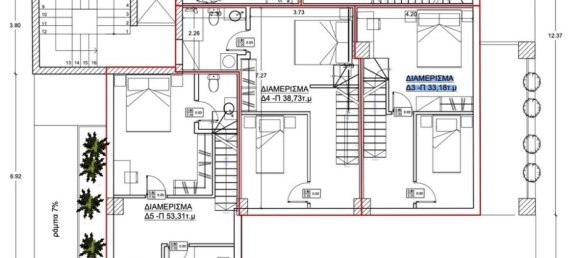 2 Schlafzimmer Büro in Piraeus, Greece, Nr. 53714 4