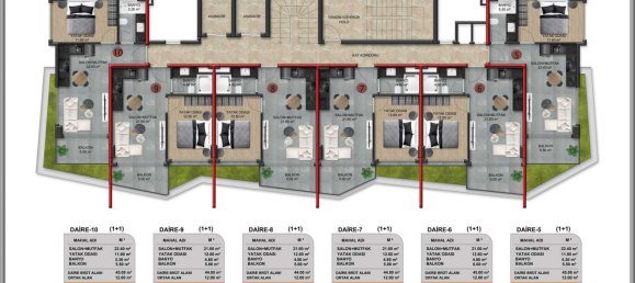 Apartment 1+1 in Demirtas, Turkey No. 40304 25