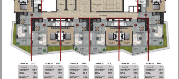 Apartment 1+1 in Demirtas, Turkey No. 40304 22