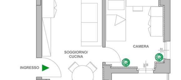 3غرفة شقة في Bergamo, Italy رقم 12332 6