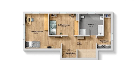 Дуплекс с 3 спальнями в Харбург, Германия № 371177 14
