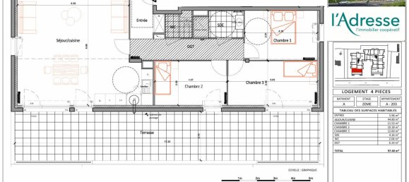 Apartamento T3 em Saint-Jean-de-Braye, France N.º 238461 7