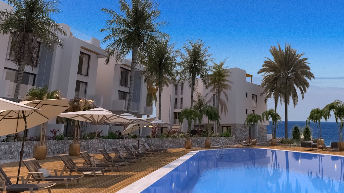 Пентхаус с 2 спальнями в Татлису, Северный Кипр № 14968