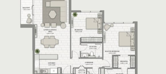 2 chambres Appartement à LA VIE, Dubai, UAE No. 60204 5