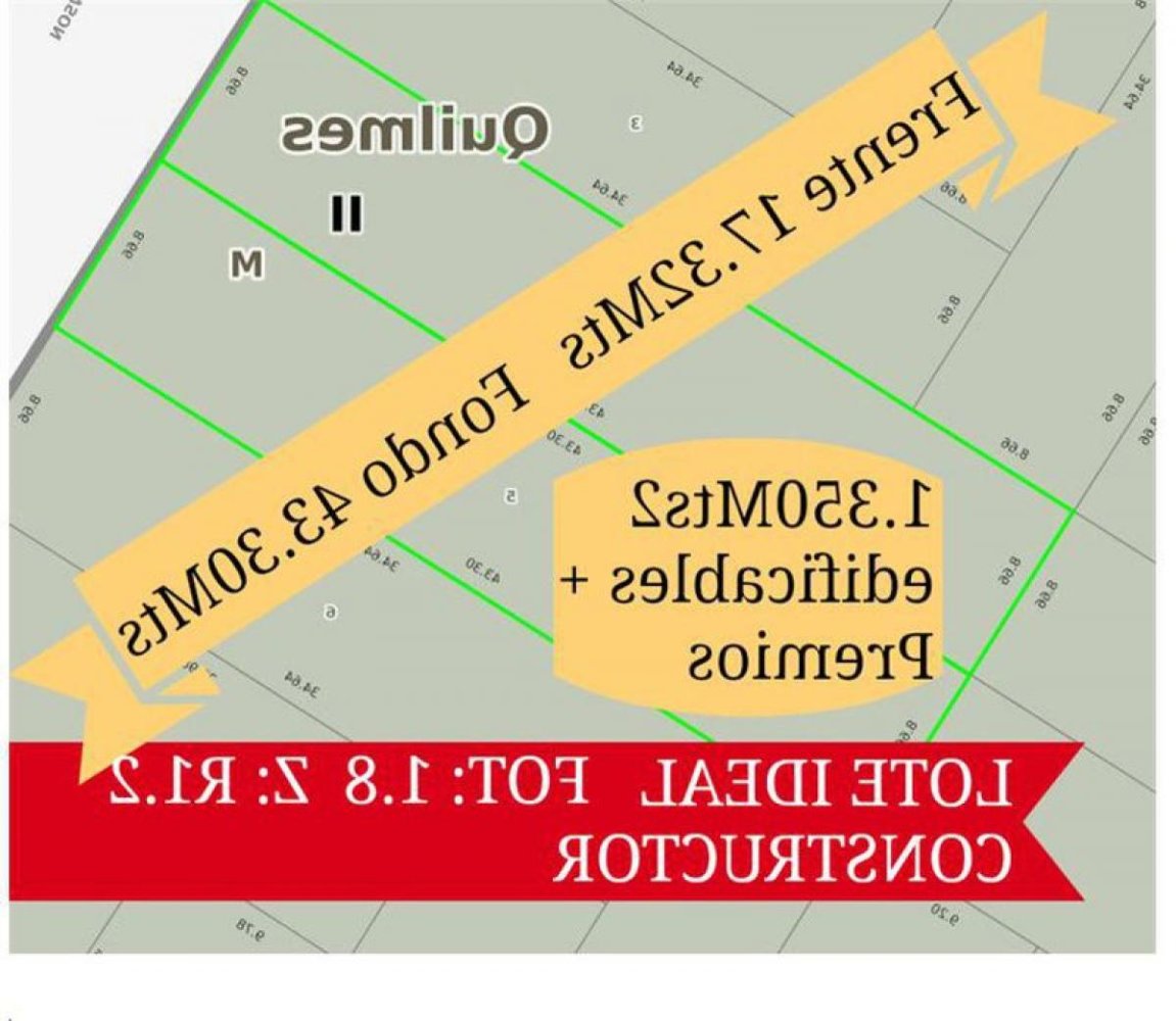 Земельный участок с 3 спальнями в Кильмес, Аргентина № 113645