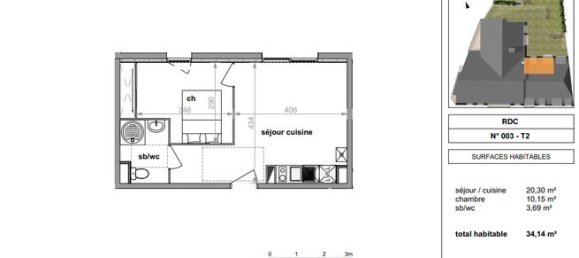 1 غرف نوم شقة في Darnetal, France رقم 310765 4