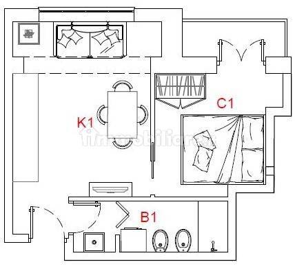 2 bedrooms Apartment in Milan, Italy No. 397389