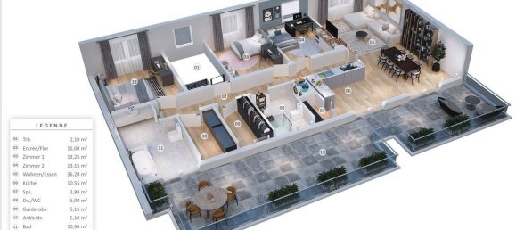 5غرفة بانتهاوس في Rhein-Neckar-Kreis, Germany رقم 107848 4