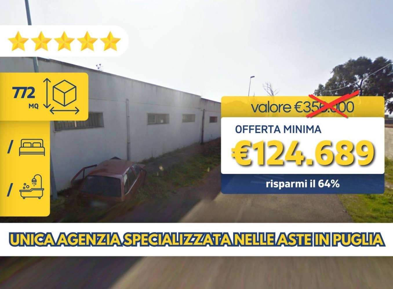 4غرفة عقار تجاري في Lecce, Italy رقم 100526