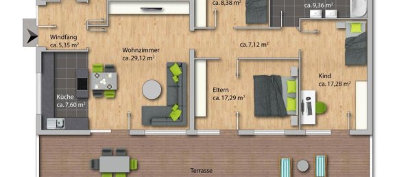 Бунгало с 4 спальнями в Вальдсхут, Германия № 283020 10
