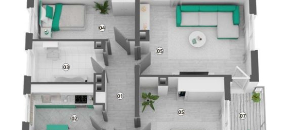 2 غرف نوم شقة في Kempten, Germany رقم 220845 8