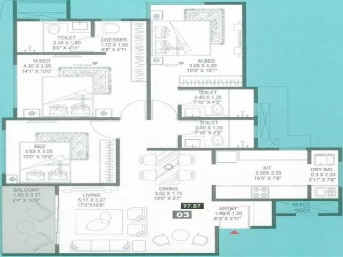 3 Schlafzimmer Haus in Pune, India, Nr. 10110