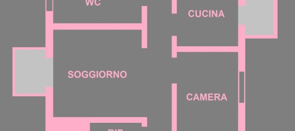 Apartamento de 2 divisões em Rome, Italy N.º 44922 6