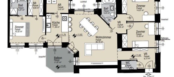 Penthouse de 4 divisões em Neubau, Austria N.º 134982 18