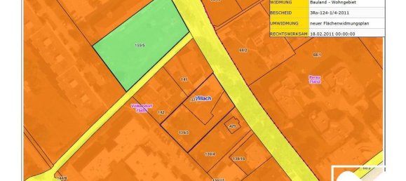 Terreno en Villach, Austria 1401 m² No. 236590 8