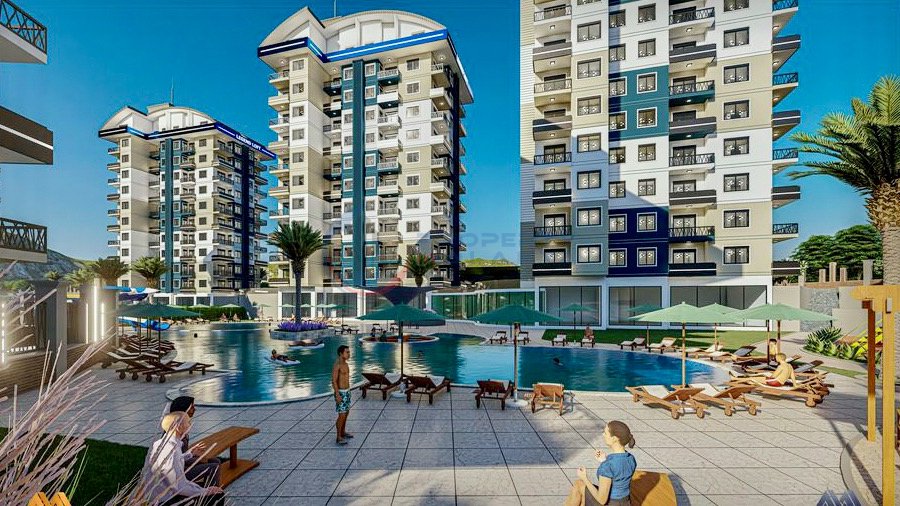 Wohnung 1+1 in Alanya, Turkey, Nr. 46978