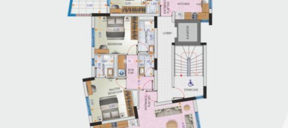 Apartamento de 2 dormitorios en Larnaca, Cyprus No. 3035 3