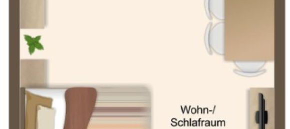 Квартира с 1 спальней в Нойс, Германия № 37484 11