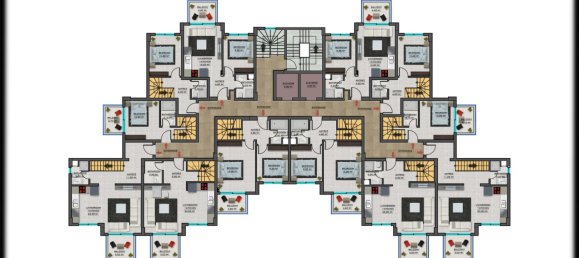 Penthouse 2+1 in Gazipasa, Turkey, Nr. 22839 16