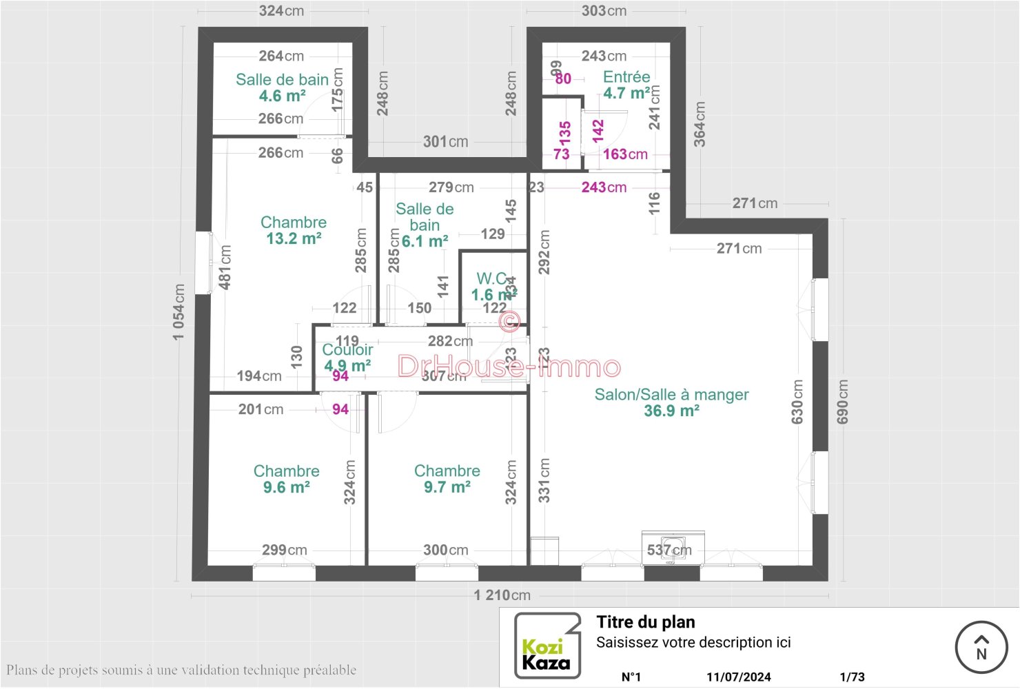 3 Schlafzimmer Wohnung in Verzy, France, Nr. 54096