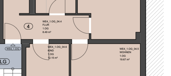Квартира с 3 спальнями в Эссен, Германия № 369869 21