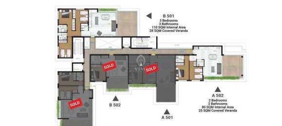 2 Schlafzimmer Wohnung in Larnaca, Cyprus, Nr. 20526 4