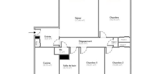 3 bedrooms Apartment in Grenoble, France No. 244252 12