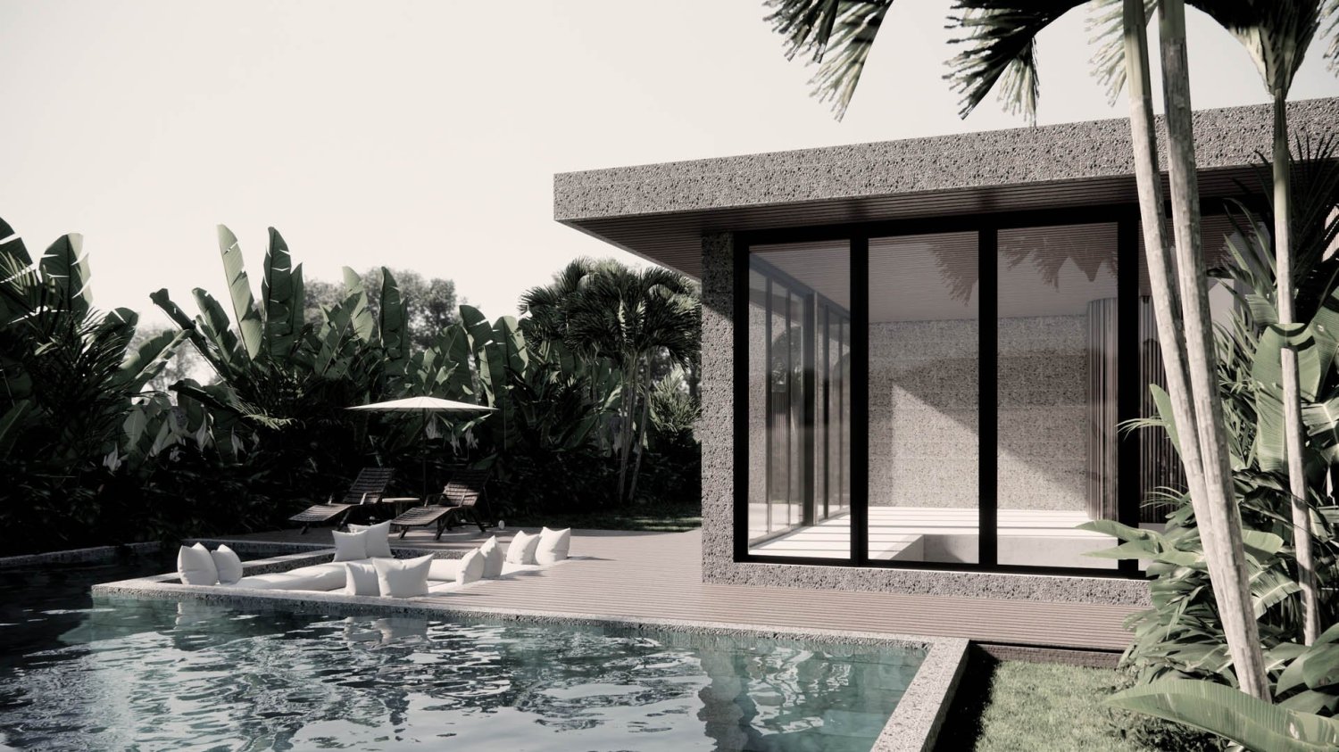 Villa de 3 dormitorios en Garden Villa II, Ubud, Indonesia No. 2202