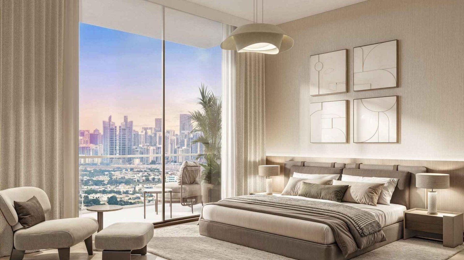 2 غرف نوم شقة في SOL Levante, Jumeirah Village Triangle, UAE رقم 64662