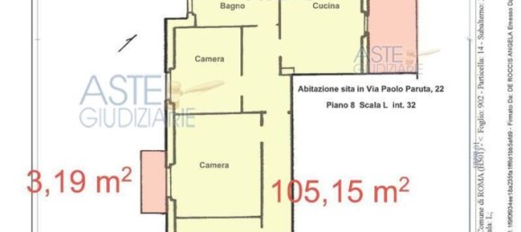 5 rooms Apartment in Rome, Italy No. 190322 13