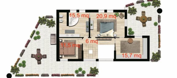 12 rooms Villa in Mogliano Veneto, Italy No. 103561 46