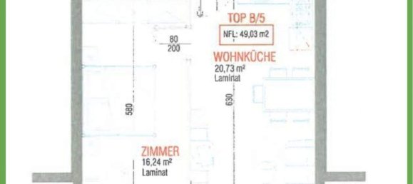 2 rooms Apartment in Klagenfurt am Worthersee, Austria No. 232353 5