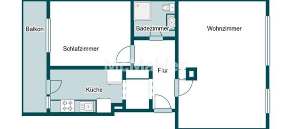 1 Schlafzimmer Wohnung in Stuttgart, Germany, Nr. 354987 9