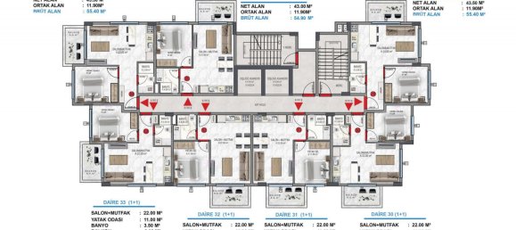 Apartment 3+1 in Avsallar, Turkey No. 13345 16