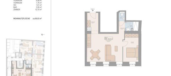 2 rooms Apartment in Hernals, Austria No. 189776 9