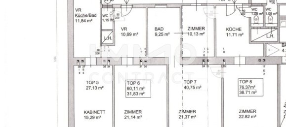 3 rooms Apartment in Brigittenau, Austria No. 188447 2