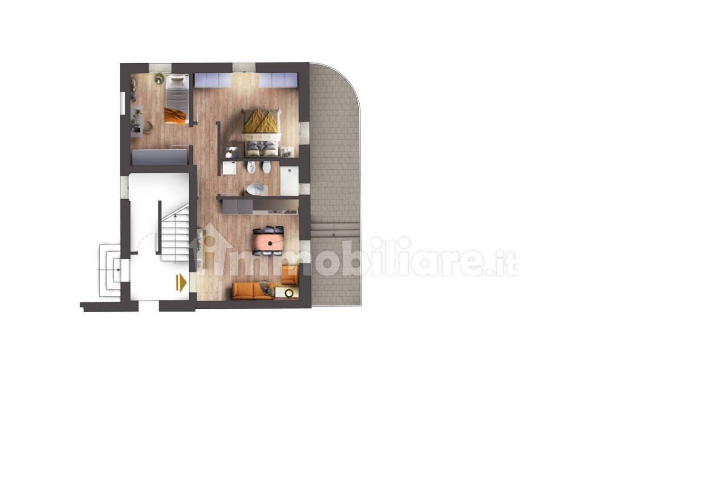 Apartamento de 2 dormitorios en Campi Bisenzio, Italy No. 9898