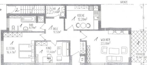 3-salle Appartement à Oldenburg, Germany No. 154802 21