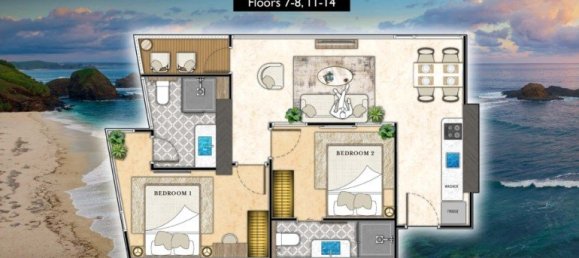 1 Schlafzimmer Eigentumswohnung in Pattaya, Thailand, Nr. 58712 14