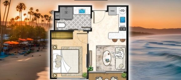 1 Schlafzimmer Eigentumswohnung in Pattaya, Thailand, Nr. 58712 5