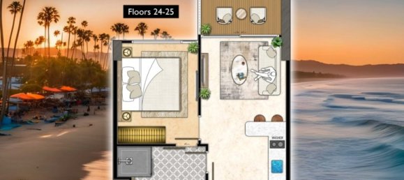1 Schlafzimmer Eigentumswohnung in Pattaya, Thailand, Nr. 58712 7