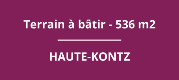 Terreno en Haute-Kontz, France 536 m² No. 256804 3