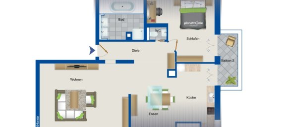 Apartamento de 2 habitaciónes en Rosenheim, Germany No. 188906 11