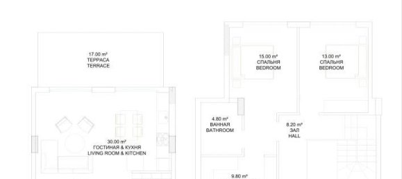 2-Zimmer Wohnung in Avsallar, Turkey, Nr. 29913 26