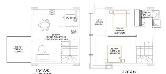 2-Zimmer Wohnung in Avsallar, Turkey, Nr. 29913 22