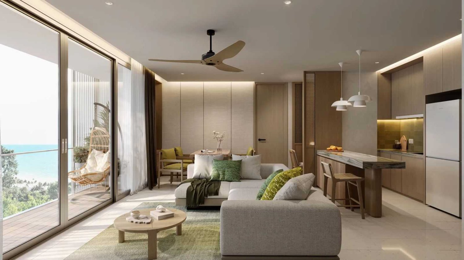 Apartamento com 2 quartos em condomínio em Bang Tao, Thailand N.º 79927